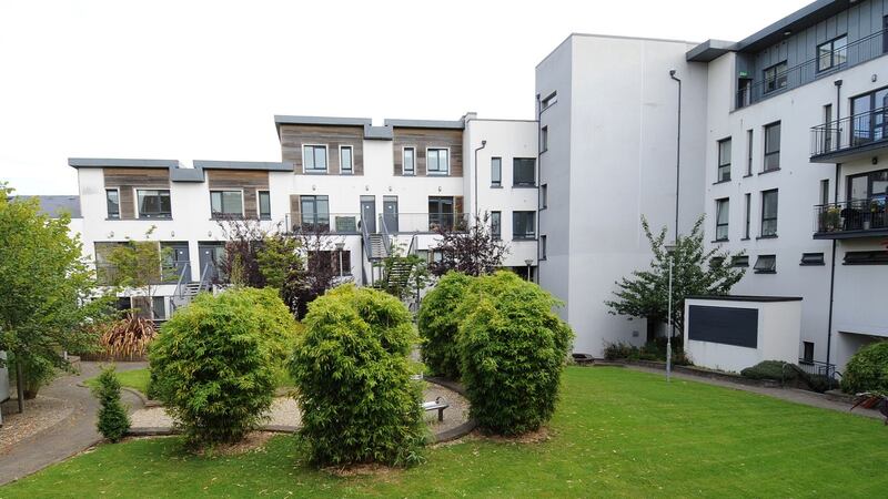 The development is in three blocks and includes 145 residential units (127 form part of this sale)