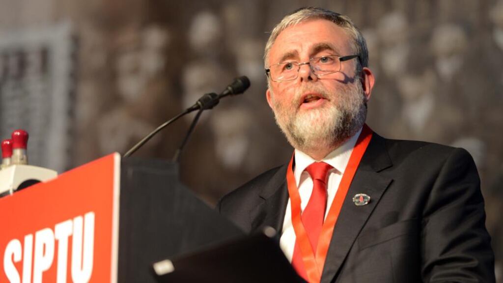 Siptu leader Jack O’Connor launched a strong defence of Labour