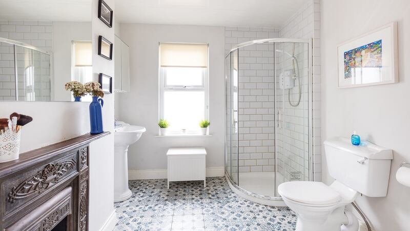 New shower room in first-floor return.