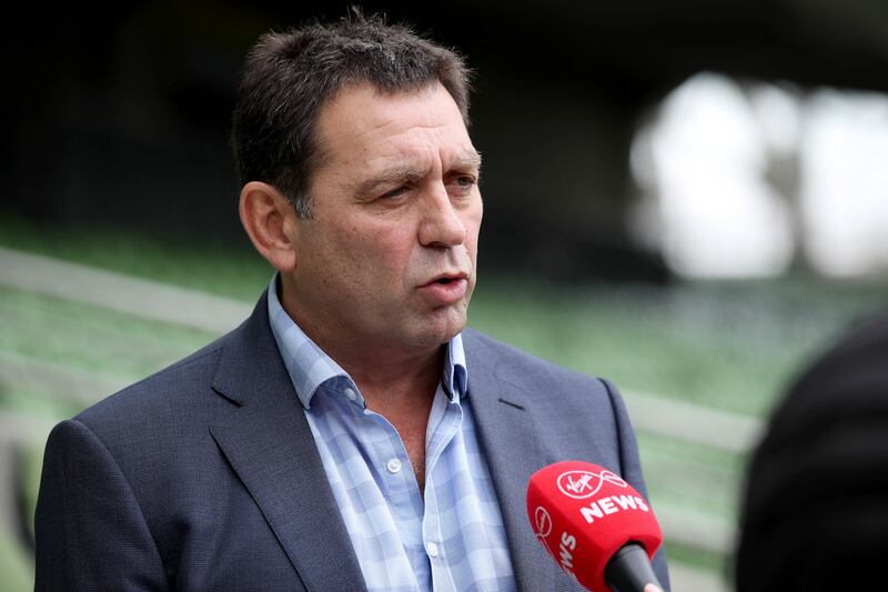 IRFU performance director David Nucifora at a briefing for the union’s Strategic Plan, at the Aviva Stadium. Photograph: ©INPHO/Dan Sheridan