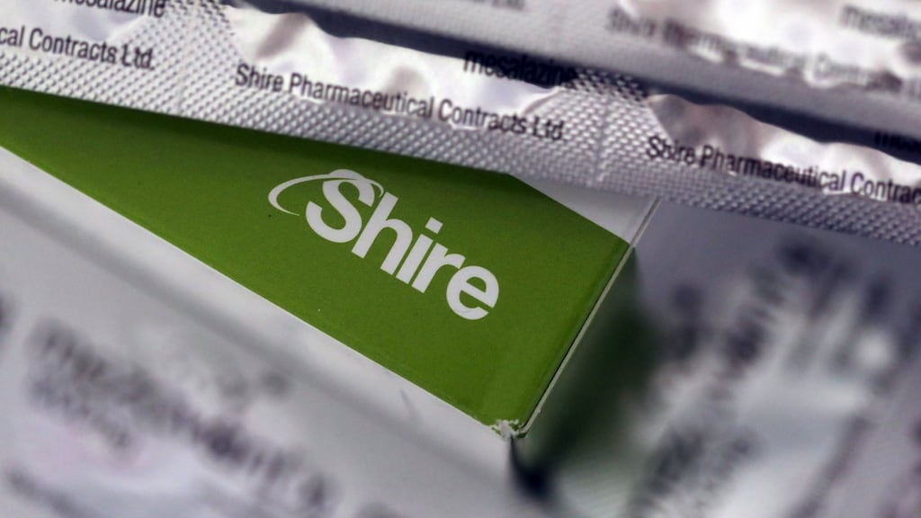 Shire said on Thursday that it was exploring options for its hyperactive drugs business. Photograph: Chris Ratcliffe/Bloomberg