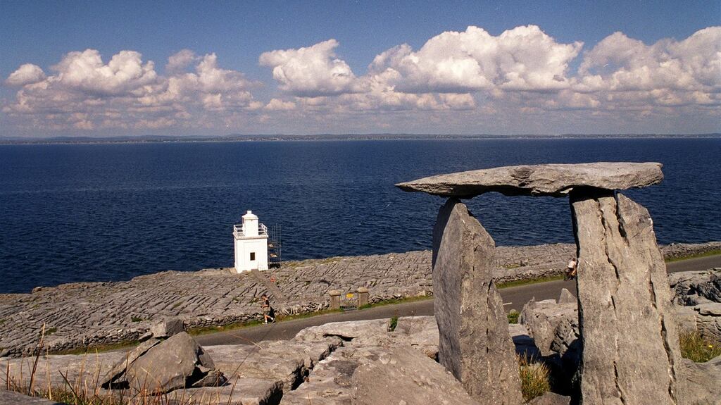 Perfect cycling conditions for a picturesque loop in Co Clare peppered with monuments and places of interest. Photograph: Mark McGrath
