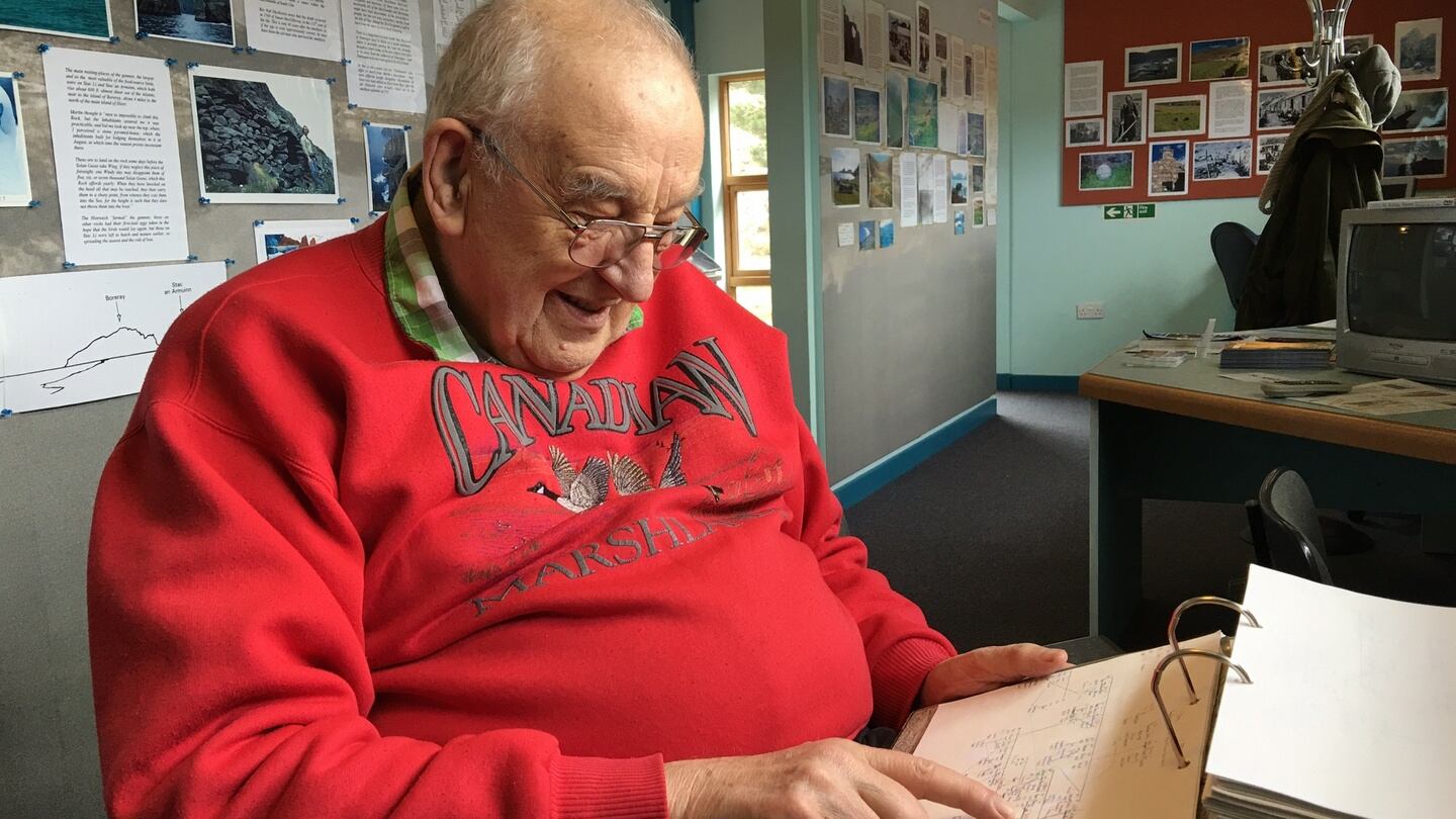 Genealogist Bill Lawson, who has researched Donald Trump’s Scottish roots. Photograph: Peter Geoghegan