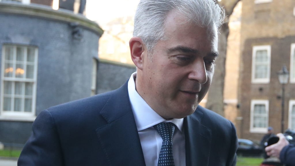 Northern Ireland secretary Brandon Lewis: ‘I have not seen the sort of flexibility from the EU that I would have expected to see. I have not seen the sort of pragmatism and flexibility that would allow us to agree a deal.’ Photograph: James Manning/PA
