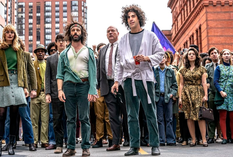 The Trial of the Chicago 7: a rallying cry to dissent. Photograph: Nico Tavernise/Netflix