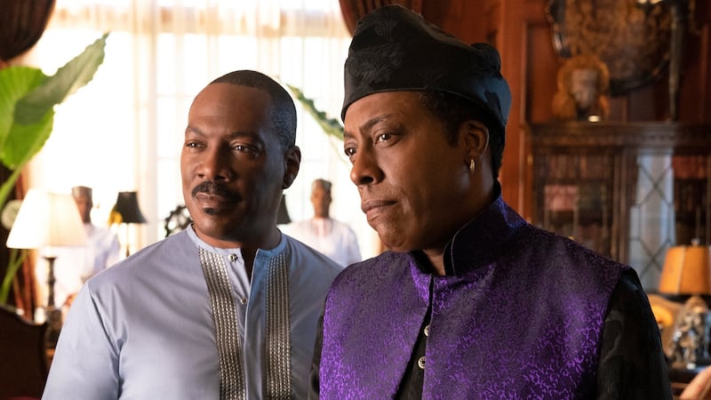Eddie Murphy and Arsenio Hall in Coming 2 America