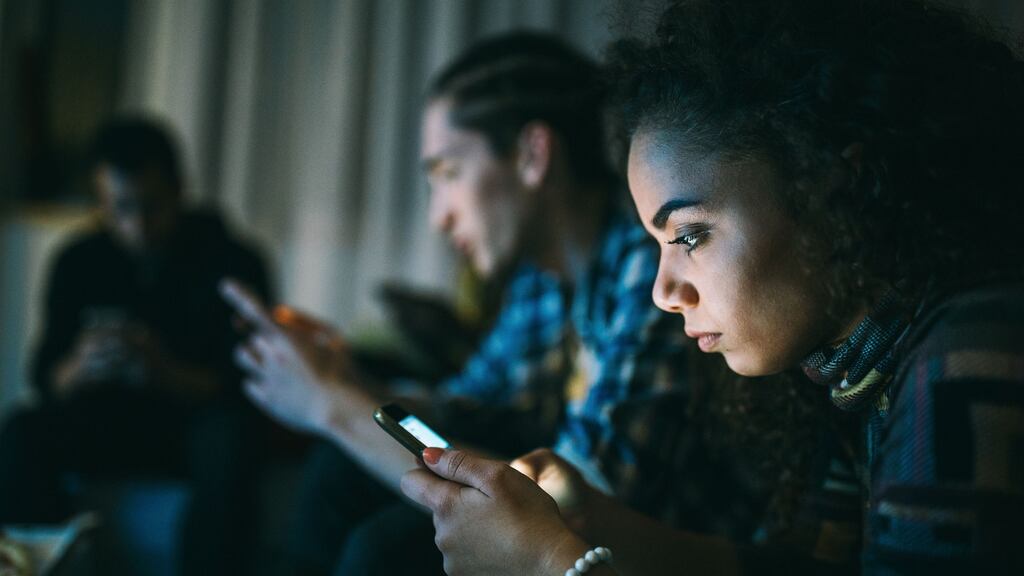 Prof Daniel Miller, who led the study, says: ‘At any point a person we’re with can just disappear, having ‘gone home’ to their smartphone.’ Photograph: E+/iStock/Getty
