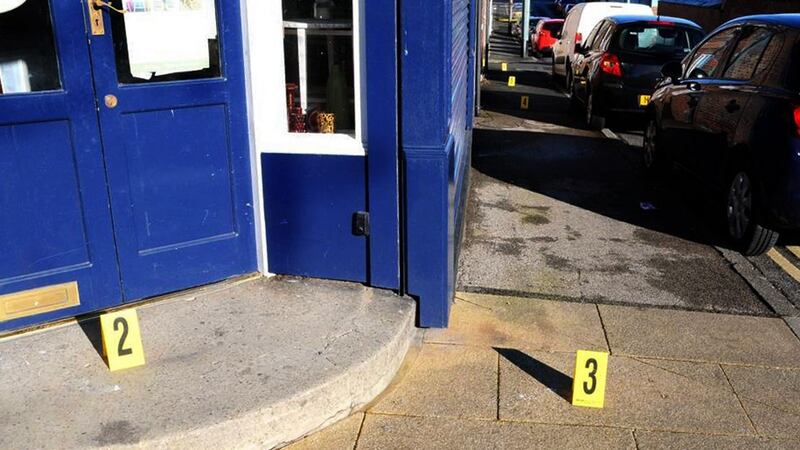 Police followed the paint trail, eventually arriving at a house with the stolen property in the rear yard. Photograph: Durham Police/PA