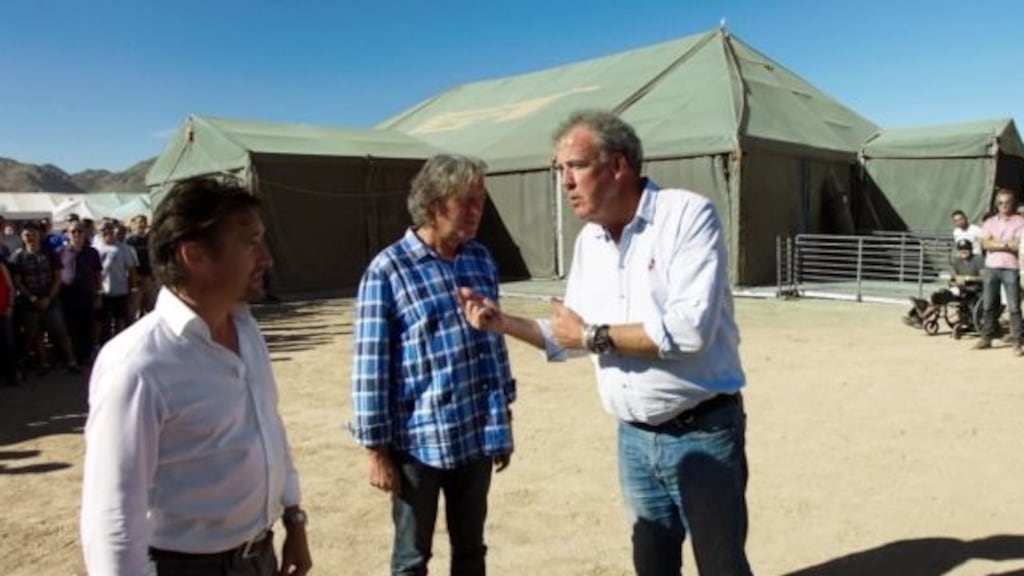 Grand Tour: schoolboy sniggering and colonial-style bantz has long been the trio’s stock-in-trade