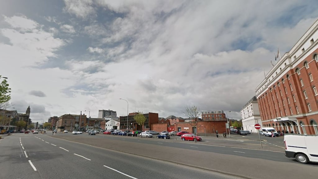 The Irish National Liberation Army claimed responsibility for the murder of RUC officer Darren Bradshaw at the Parliament bar on Dunbar Street, Belfast (above). File photograph: Google Street View