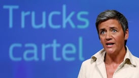 EU’s top truckmakers hit  with record fine after cartel plan hatched in “cosy” hotel