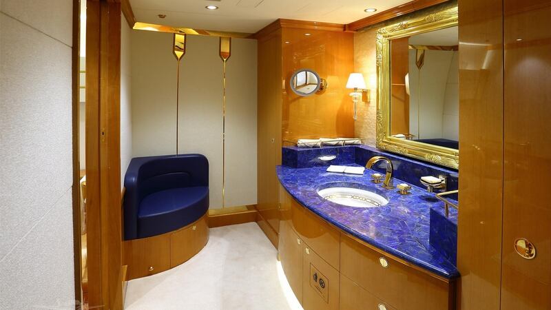 The jet contains ten lavatories which means no more pesky bathroom cues. Photograph: Controller.com