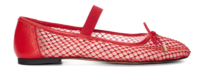Mesh ballet flat, €105, Dune