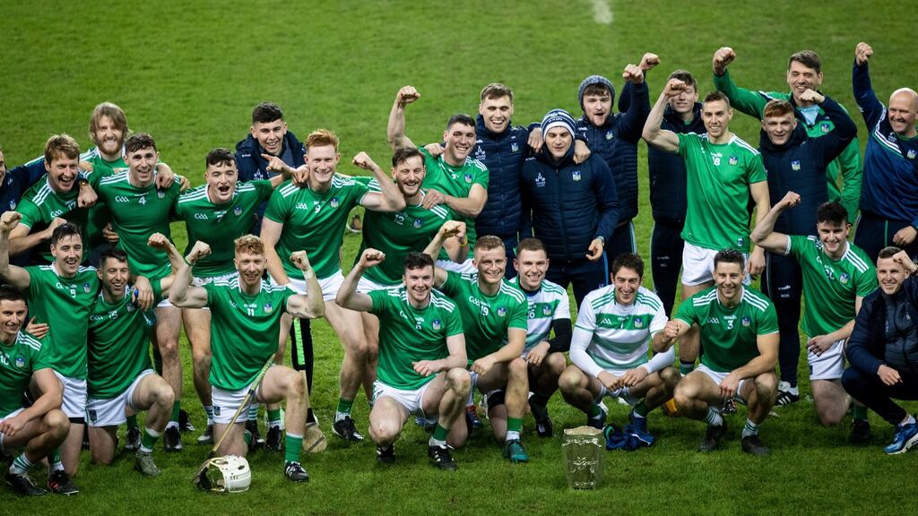 Limerick are the 2020 hurling All-Ireland champions. Photographh: Tom Honan