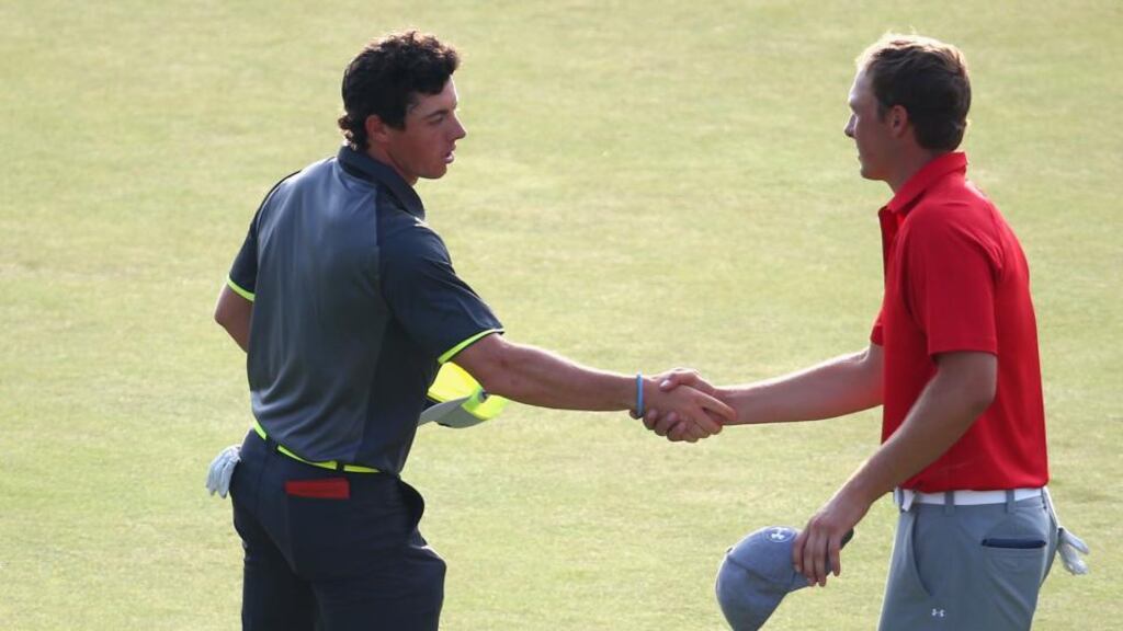 Rory McIlroy and Jordan Spieth will tee off together on Thursday at Sawgrass. Photo: Matthew Lewis/Getty Images