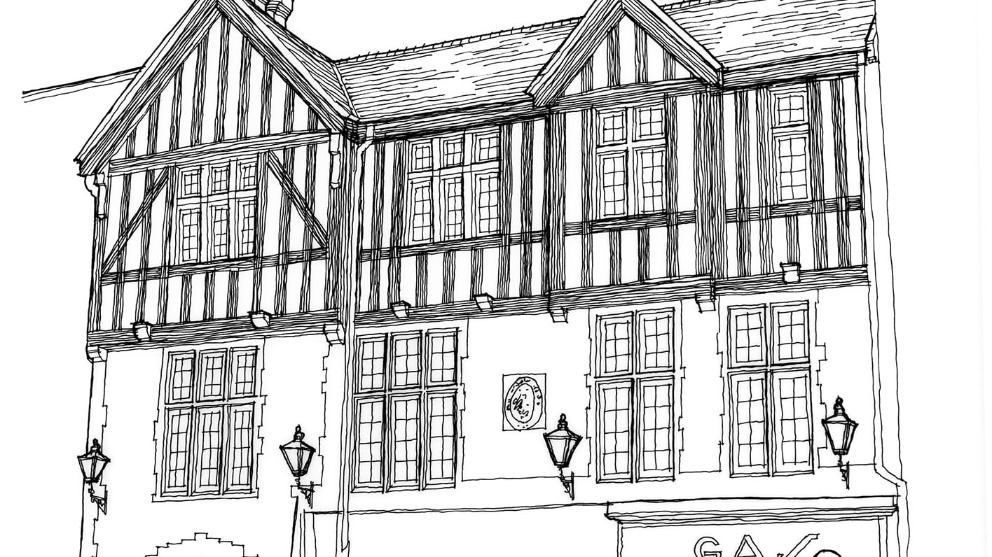 Bord Gáis, Hawkins Street. Taken from ‘Dublin Strolls’ by Gregory and Audrey Bracken (The Collins Press, 2016)