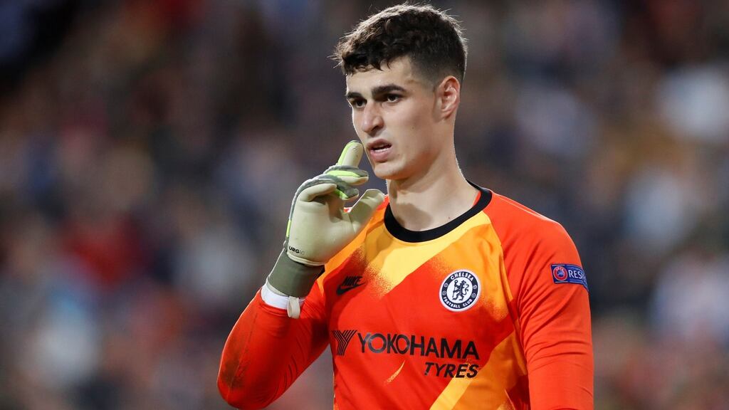 Kepa Arrizabalaga: he finished the season at Chelsea with the worst save percentage of all 108 goalkeepers who played more than 1,000 minutes in the top five European leagues. Photograph: Andrew Boyers/Reuters
