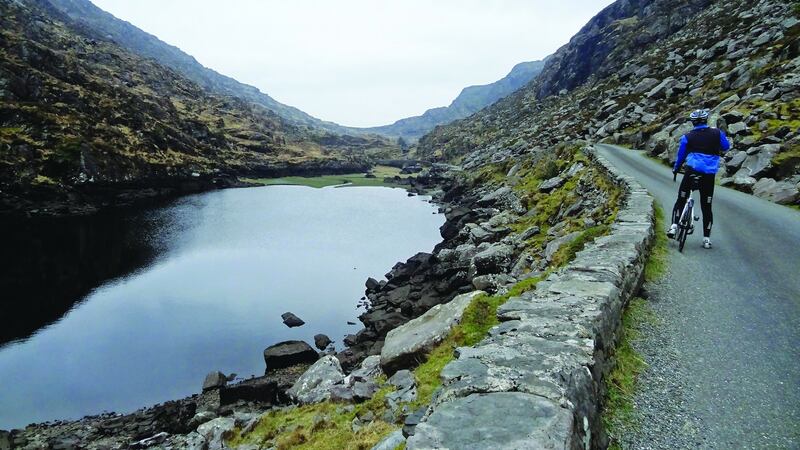 In the heart of the Gap of Dunloe alongside Augher Lake