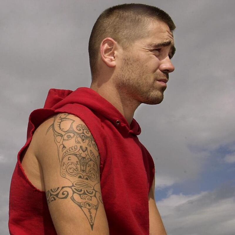Colin Farrell on the set of the film Intermission, in 2003. Photograph: Brenda Fitzsimons