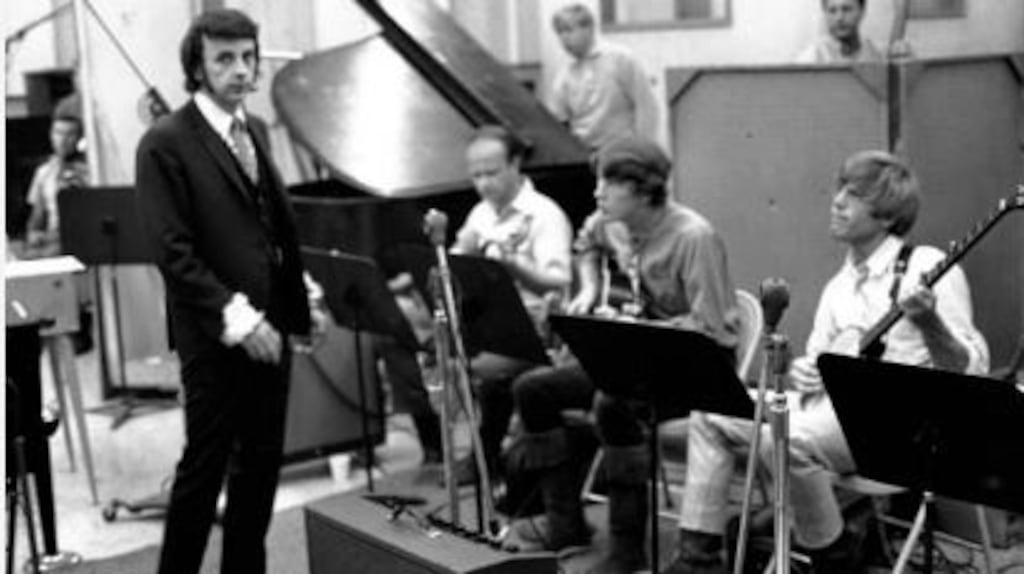 Phil Spector at work in a studio in 1965. File photograph: Getty