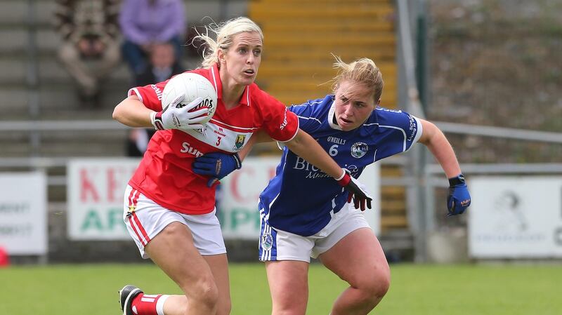 Cork’s Bríd Stack: remarkably has played in every minute of Cork’s 11 All-Ireland triumphs in the last 12 years. Photograph: Lorraine O’Sullivan/Inpho