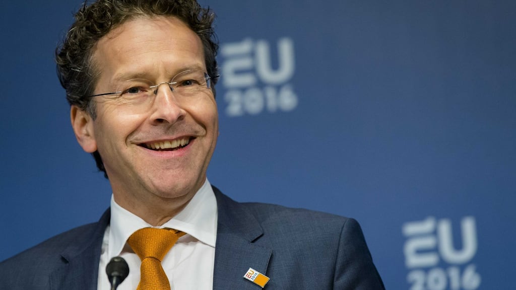 Chairman of Eurogroup Jeroen Dijsselbloem: ‘There is still a lot of work that needs to be done.’ Photograph: Bart Maat/EPA