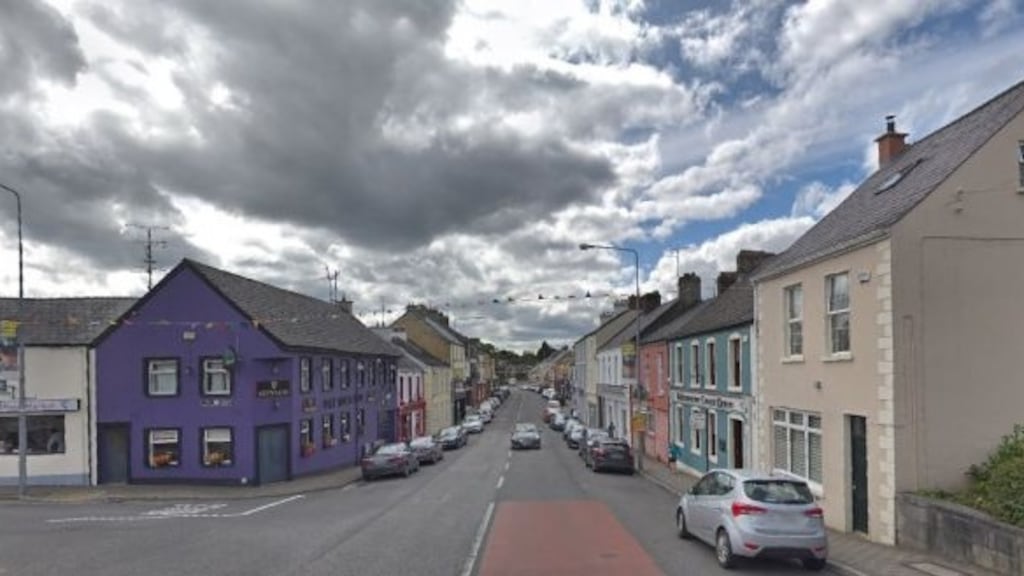 Some people in Ballinamore are opposed to plans to move up to 130 asylum seekers to the town. Photograph: Google Streetview