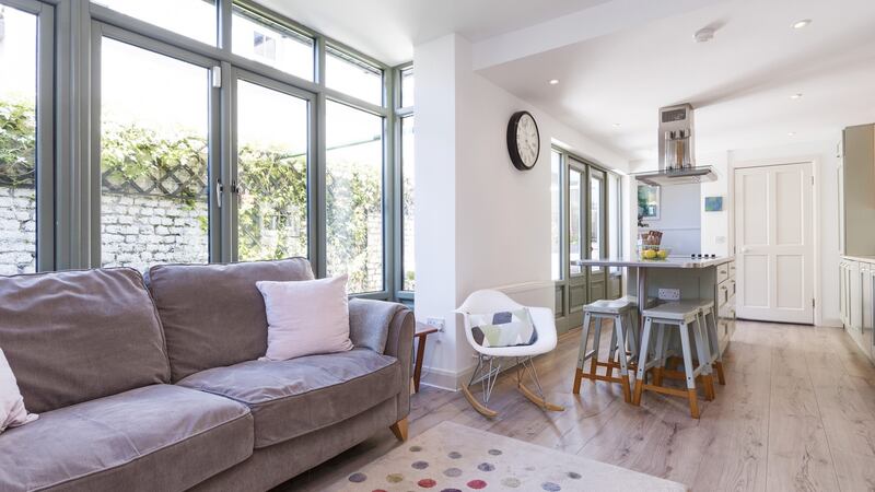 The extension includes a bright kitchen-cum-living area at 3 Oxford Road