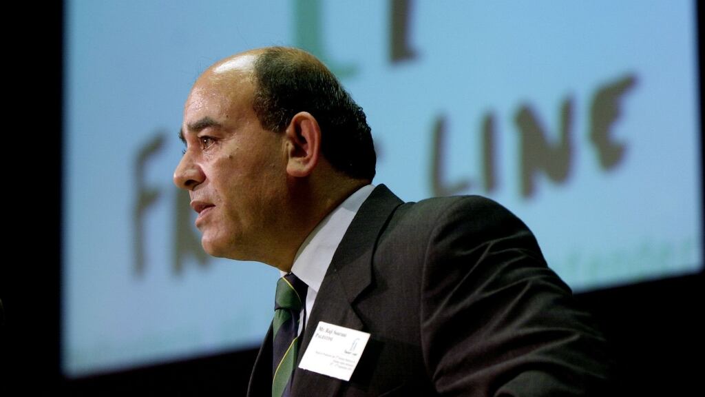 Human rights lawyer Raji Sourani says Gaza is trapped in a “criminal, illegal and inhuman siege” which is “suffocating its people socially and economically and sending Gaza back to the Middle Ages”. Photograph: Bryan O’Brien/The Irish Times