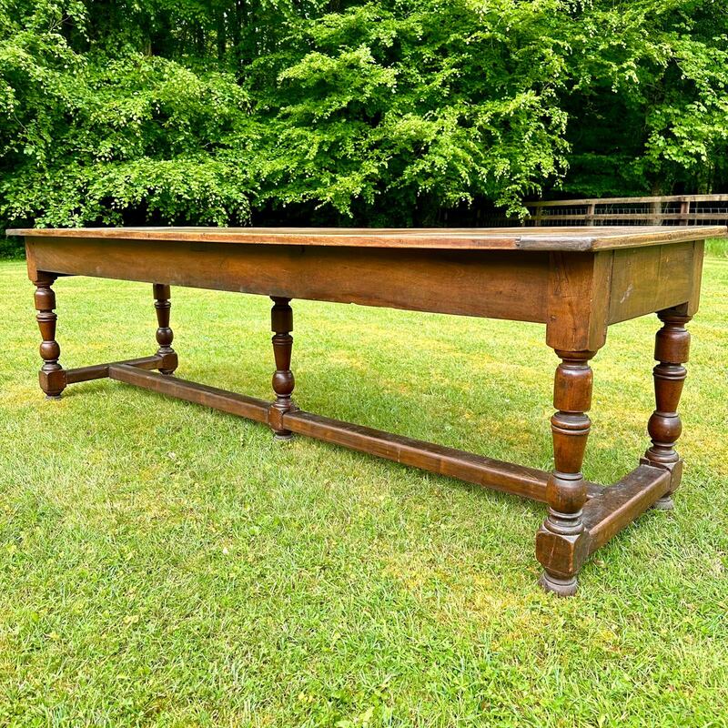 Early-19th-century rustic provincial farmhouse table from Ashbrook Antiques (€1,400)