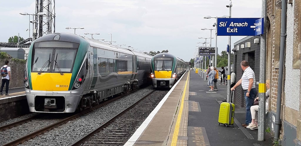 Data from Irish Rail showed there were 528 trains that were between an hour and two hours late over an 18-month period up to the end of June this year. Photograph: iStock