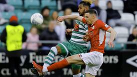 Graham Burke’s rapid hat-trick sends Shamrock Rovers top of the pile