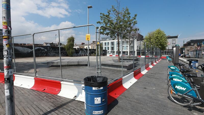 Portobello Plaza in Dublin, which was closed by Dublin City Council due to what it described as unacceptable behaviour. Photograph: Laura Hutton/ The Irish Times