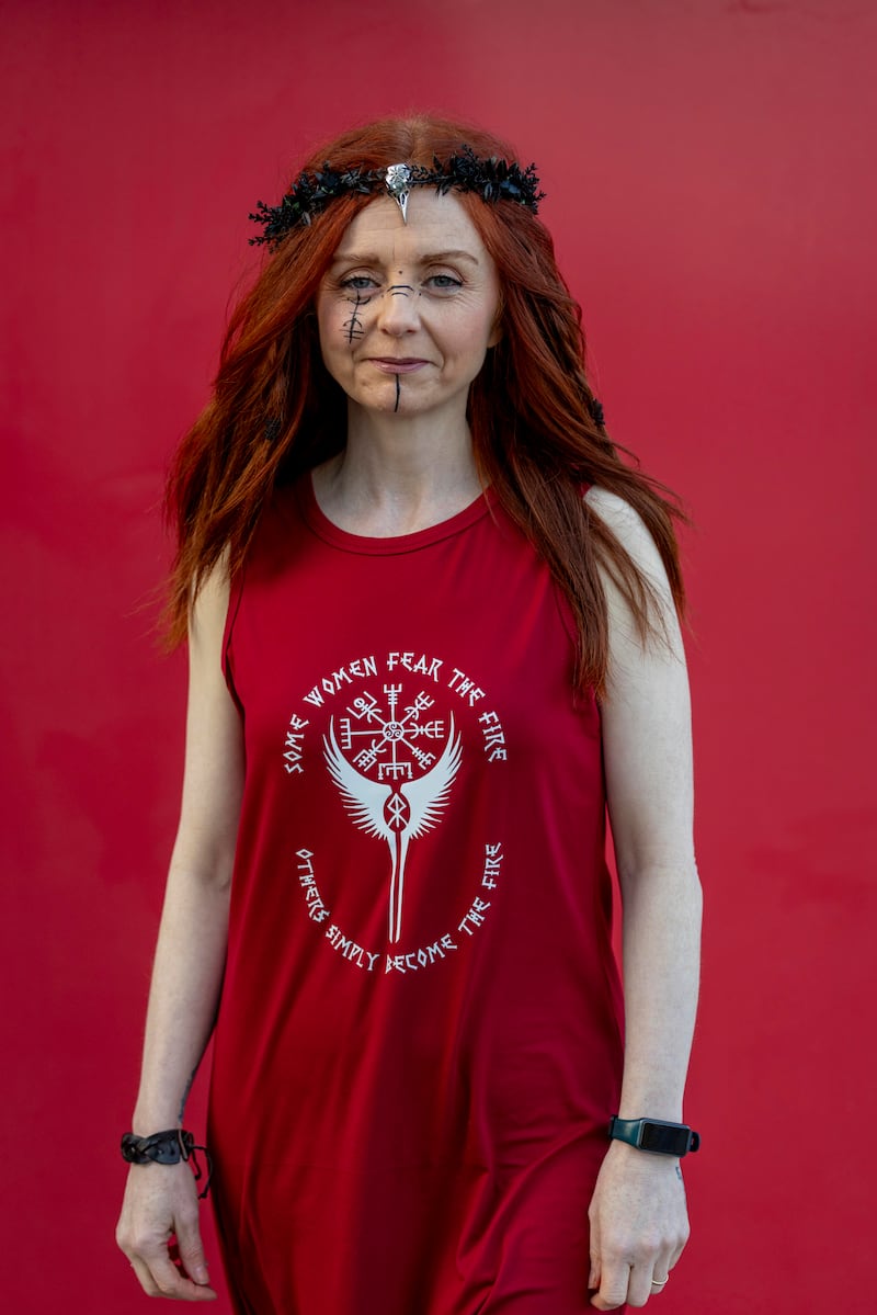 Heilung fan Elaine McGeown, from Armagh. Photograph: Tom Honan