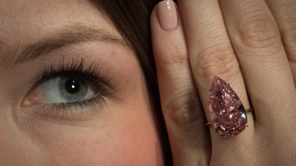 In the Pink: Beauty in the eye of beholder. Photograph: EPA