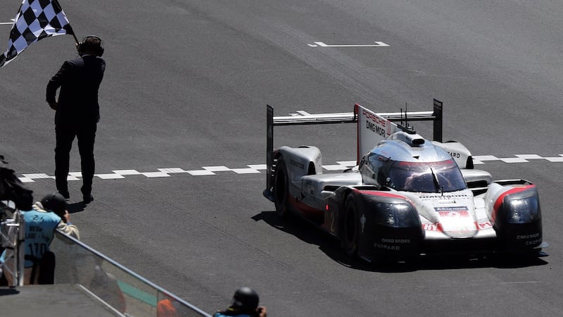 An unexpected win for Porsche’s No 2 car, driven by  Timo Bernhard of Germany, Earl Bamber of New Zealand and Brendon Hartley of New Zealand