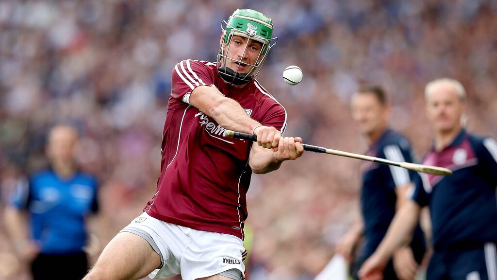 Galway’s David Burke is at the heart of everything they do. Photograph: Ryan Byrne/Inpho