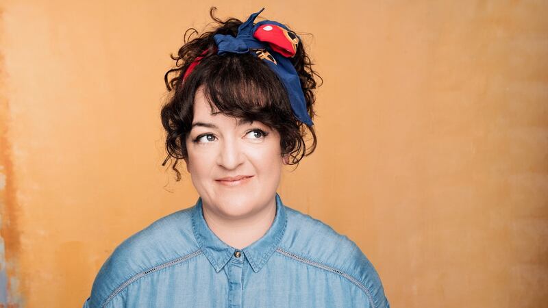 Maeve Higgins: ‘Thank you for doing the hardest job in the US.’ Photograph: Mindy Tucker