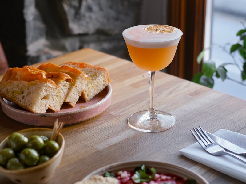 Love and lemons cocktail at Ruibin, Galway