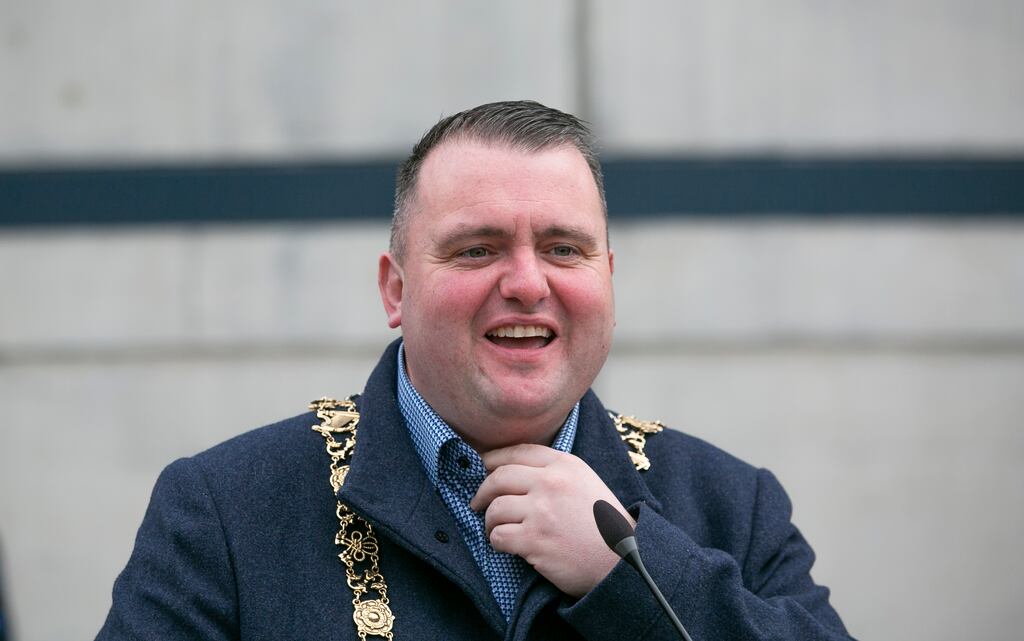 Lord Mayor of Dublin Daithí de Róiste said demand for Irish language services is increasing. Photograph: Gareth Chaney/Collins