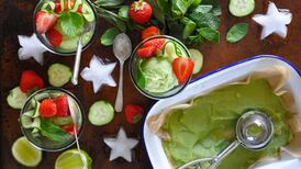 Stay as cool as a cucumber with this refreshing vegetable-based sorbet
