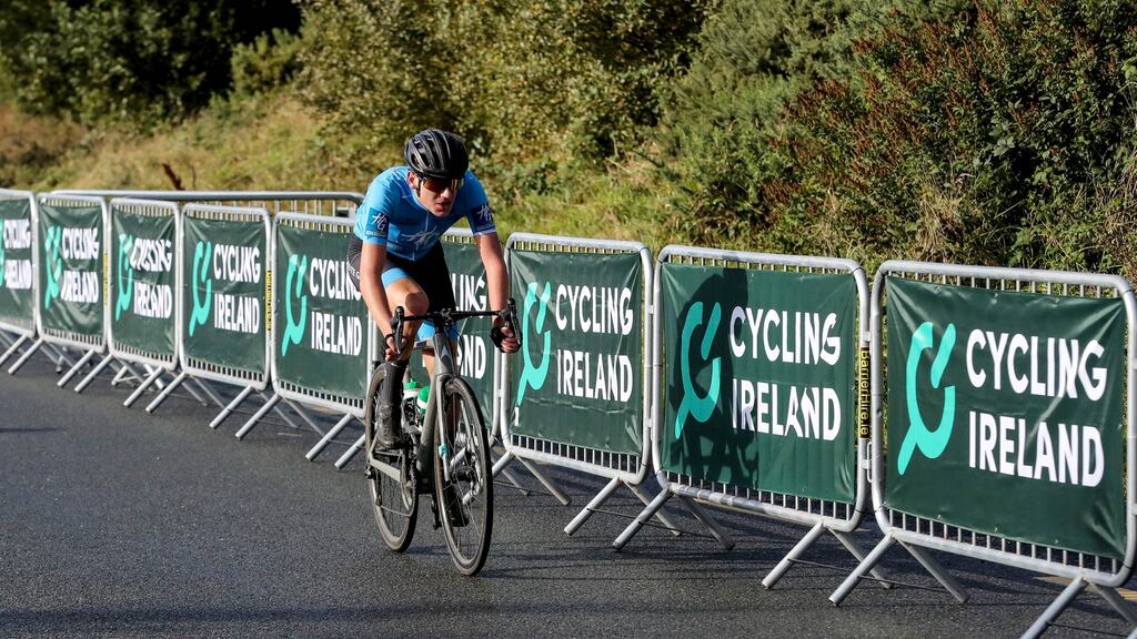 Last year Darren Rafferty became only the fourth male rider in more than 30 years to win both the Irish junior time trial and road race national championships. Photograph: Bryan Keane/Inpho