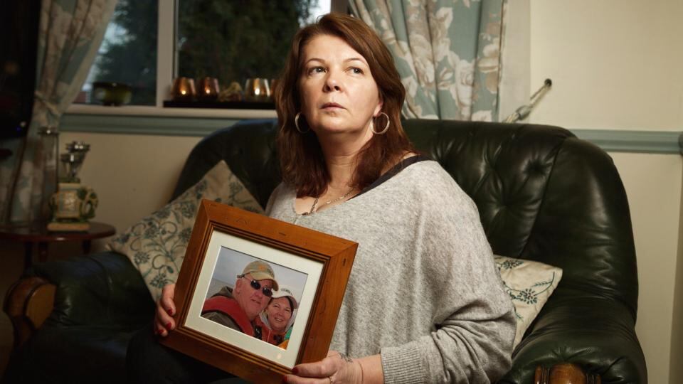 Lorraine Devlin, partner of Gearóid Scully, a taxi driver who was killed in a head-on collision on New Year’s Day 2014, at her home in Ballina, Co Mayo. Photograph: Keith Heneghan