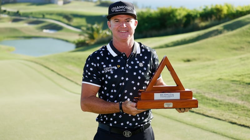 Brian Gay was the winner of the Bermuda Championship. Photograph: Gregory Shamus/Getty