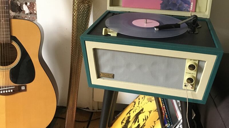 Laura Whitmore’s record player: ‘I have a lot of different records and at Christmas my dad gave me all my grandfather’s records.’