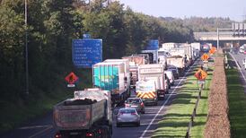 Traffic volumes fall this week after rising over last three months