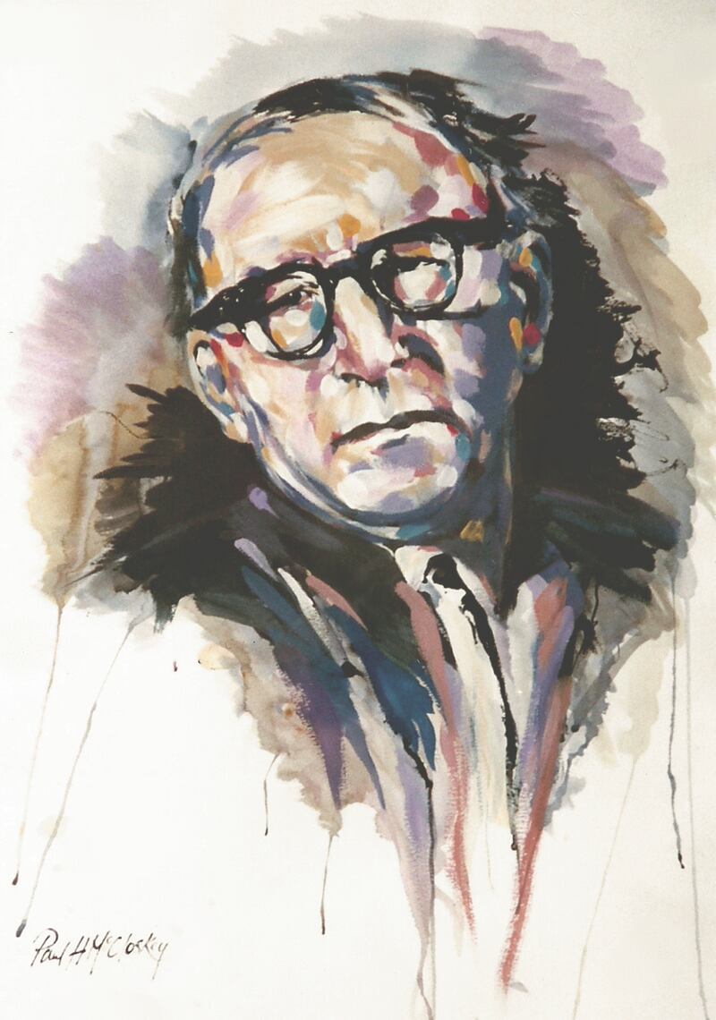 Artist Paul McCloskey’s cover image of Patrick Kavanagh