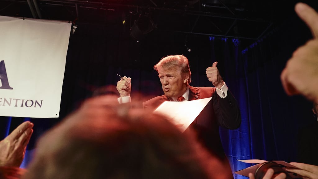 Donald Trump’s flights of hyperbolic guff and fanciful bolloxology don’t disturb the Cavan mind.