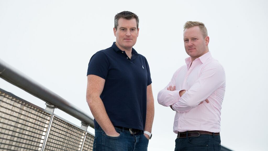 Teamwork founders Daniel Mackey and Peter Coppinger are representing Ireland at the EY World Entrepreneur of the Year awards in Monaco this week. Photograph: Tom Honan