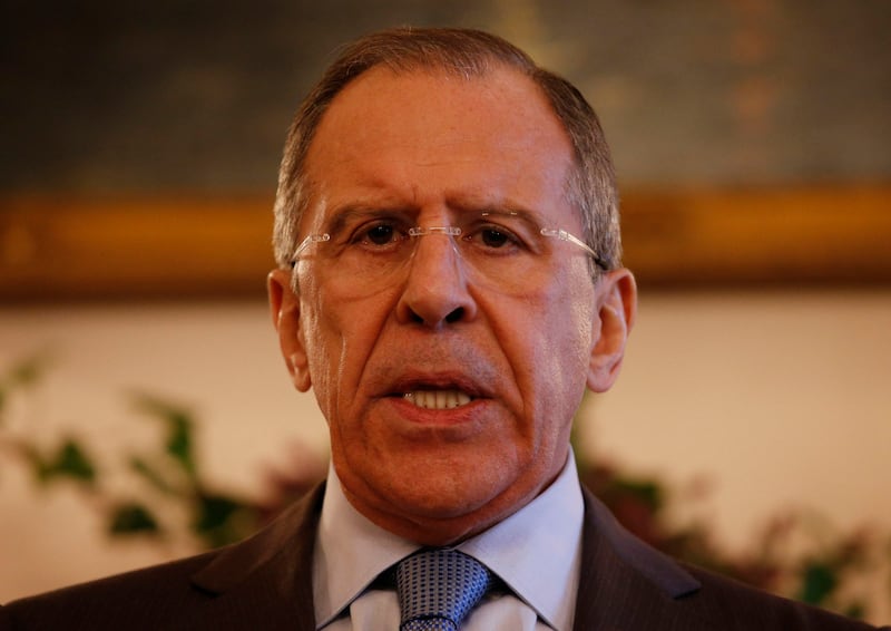 Russian foreign minister Sergey Lavrov has signalled a readiness to meet US leaders. Photograph: PA